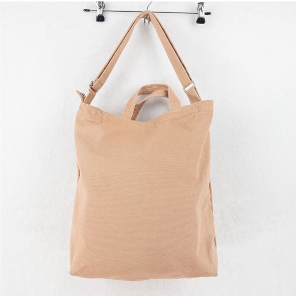 Baggu Duck BAG Light Pink Recycled Cotton Canvas Tote Bag - Picture 3 of 12